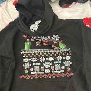 Nintendo Black Pixel Art Hoodie